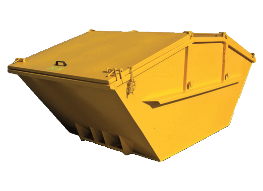 7 CBM Covered Top Waste Skip